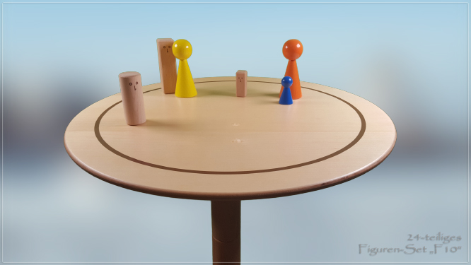 www.systembrett.at &middot; Systembrett-Artikel &middot; 24-teiliges, naturfarbenes Figuren-Set &bdquo;F10&rdquo;